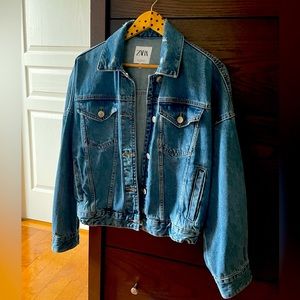 Zara denim jacket, used